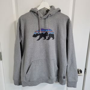 Patagonia Gray Bear Logo Pullover Uprisal Hoodie